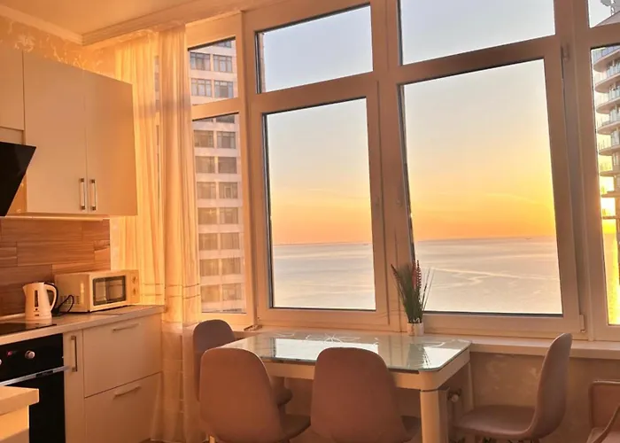 видовая на берегу моря Appartamento Odessa